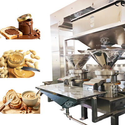 Un bon prix. Molino coloïdal SUS304 automatique 500-1000kg/h pour mantequilla de cacahuete, mantequilla d'amendra et pasta de sésamo en ligne