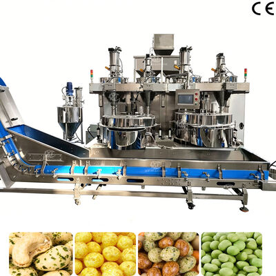 Un bon prix. Vente directe d'usine 500kg/h-1000kg/h Machine automatique de revêtement de noix Machine de fabrication de cacahuètes couverte Pour les cacahuètes haricots japonais Noix de cajou Amandes en ligne