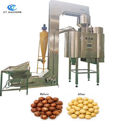 Un bon prix. Machine de blanchiment à l'air des arachides/pistachios/noix de hasard 500 kg/1000 kg de capacité Équipement de pellicule sèche des arachides en ligne