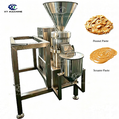 Un bon prix. Machine à broyer le beurre de cacahuète SUS304 avec 130-150 kg/h et broyeur colloïdal triphasé 380V pour pâte de noix en ligne