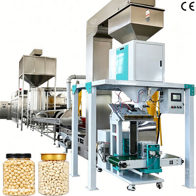Ligne de production personnalisable de torréfaction et de blanchiment d'arachides de 500 kg/h à 1000 kg/h, machine d'épluchage de pistaches pour les usines de transformation de noix
