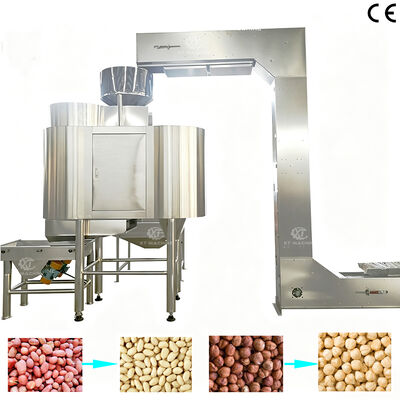 Un bon prix. Machine industrielle quitadora de piel roja de cacahuete y blanqueadora, peladora de funduk d'acero inoxydable en ligne