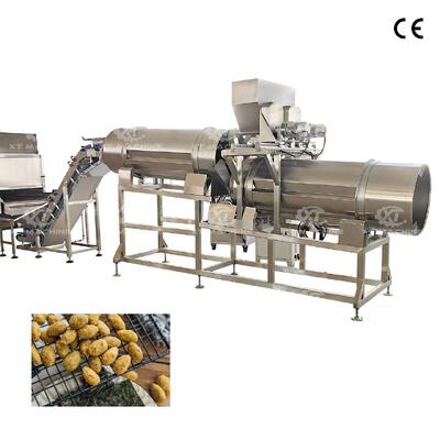 Un bon prix. Machines industrielles à haute vitesse pour former des hamburgers à l'arachide enduits de pâte contrôlées par PLC en ligne