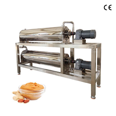 Un bon prix. Machine automatique de production de pâte de noix, mélangeuse et refroidisseuse en acier inoxydable pour beurre de cacahuète en ligne