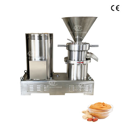 Un bon prix. PLC contrôle de qualité alimentaire Colloïde industriel moulin de sésame moulin à beurre de cacahuète équipement de fabrication de pâte de noix multifonctionnelle en ligne