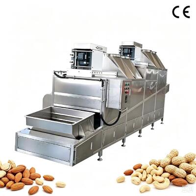 Un bon prix. Ligne de transformation d'arachides grillées personnalisable avec machine industrielle de refroidissement de fruits à coque en acier inoxydable SUS304 En ligne